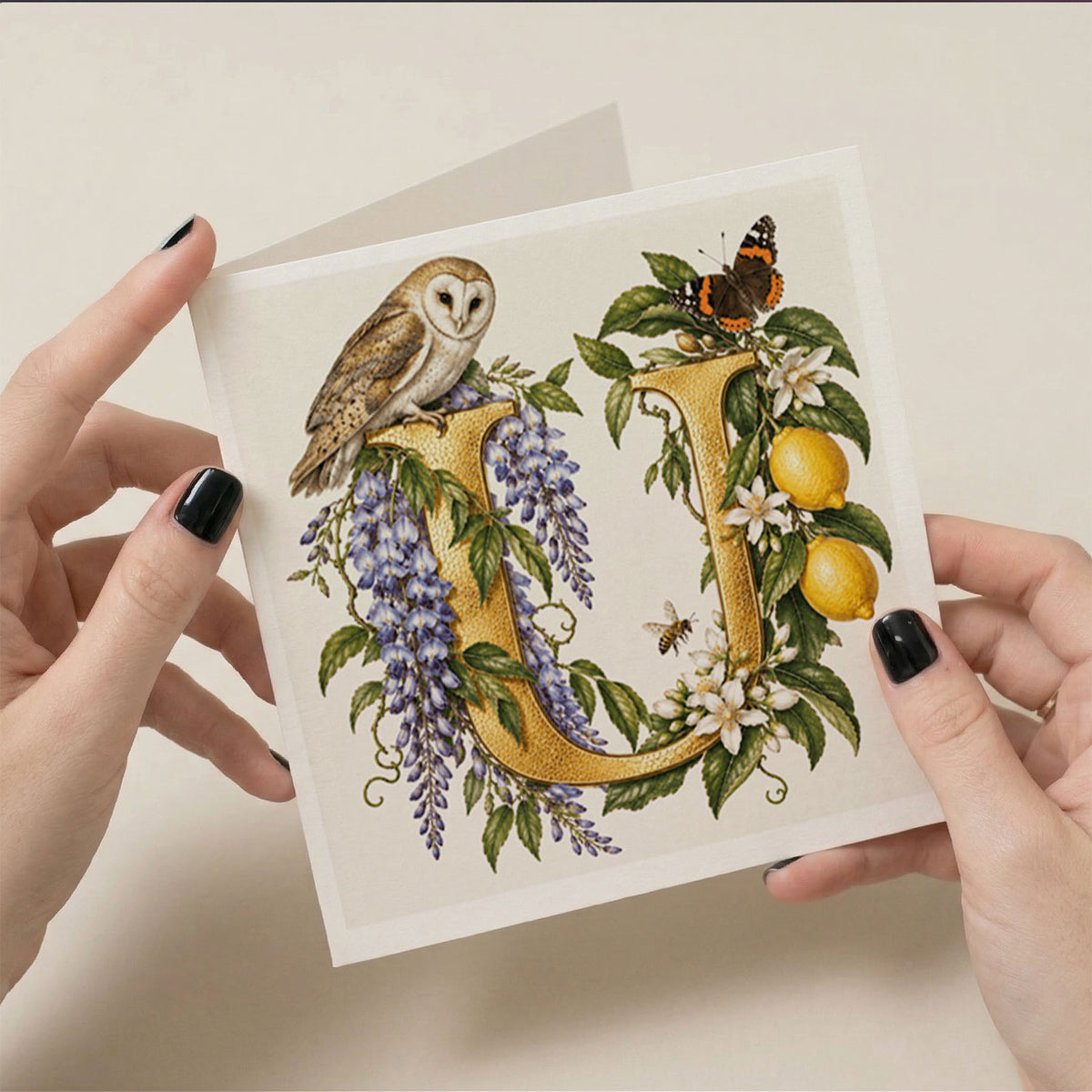 PP-GRE-6x6-ENVELOPE - Square Greetings Cards Mockup