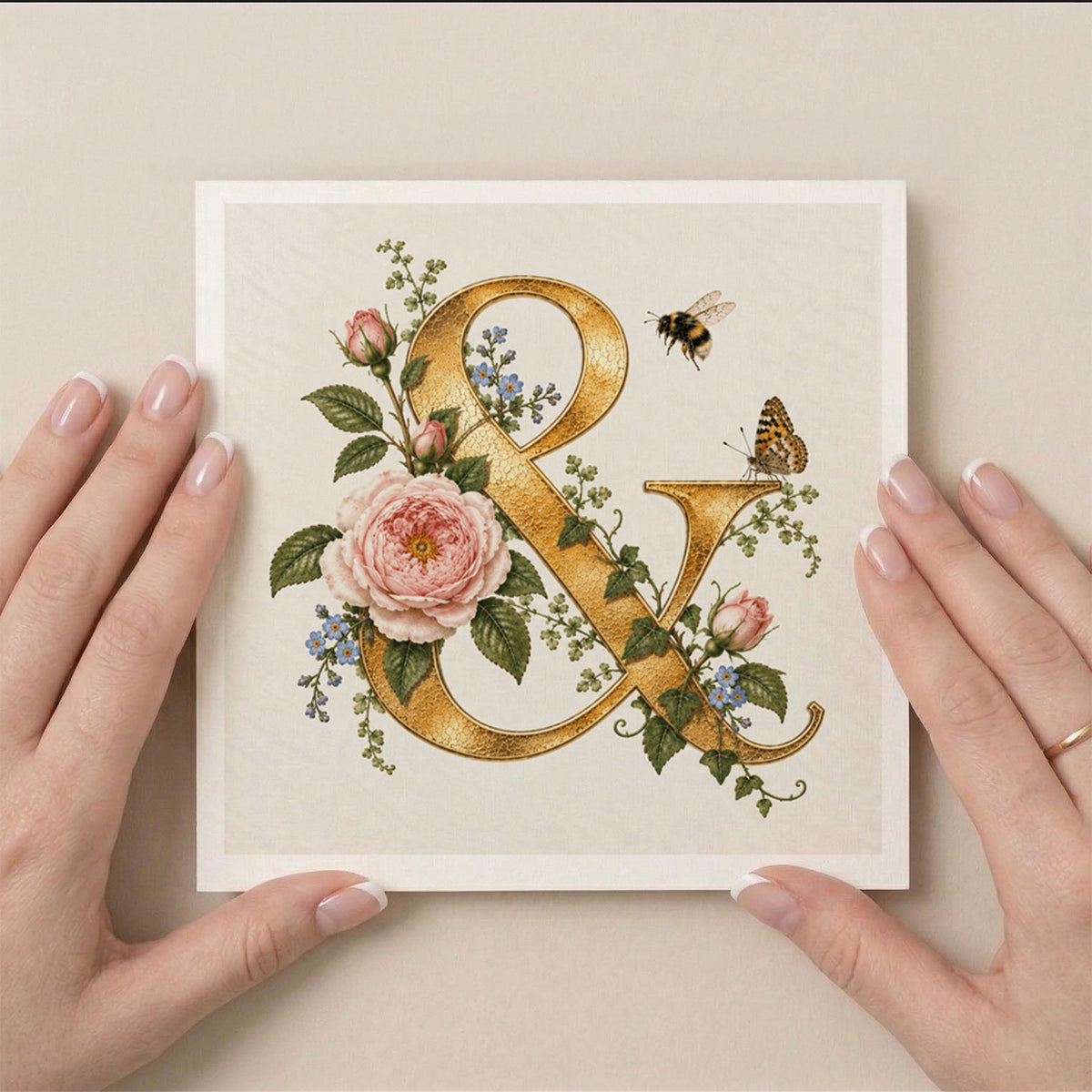 PP-GRE-6x6-ENVELOPE - Square Greetings Cards Mockup