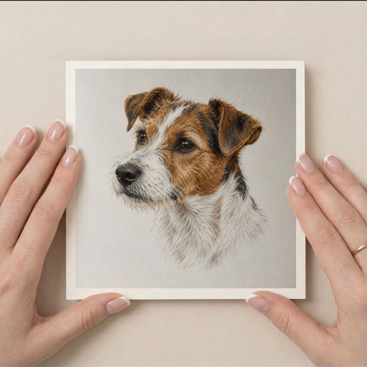 PP-GRE-6x6-ENVELOPE - Square Greetings Cards Mockup