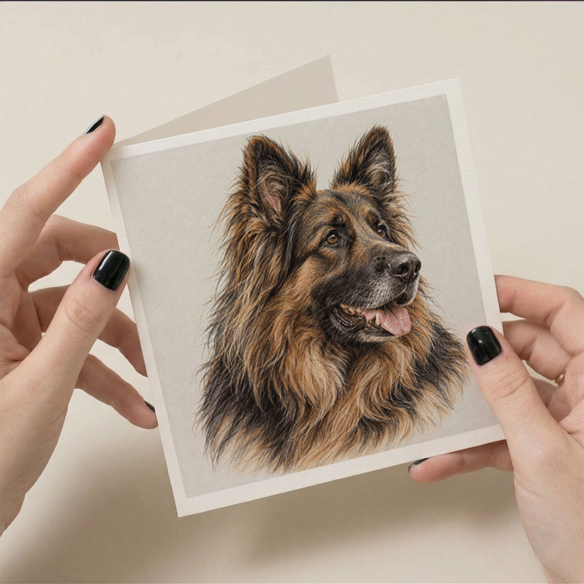 PP-GRE-6x6-ENVELOPE - Square Greetings Cards Mockup