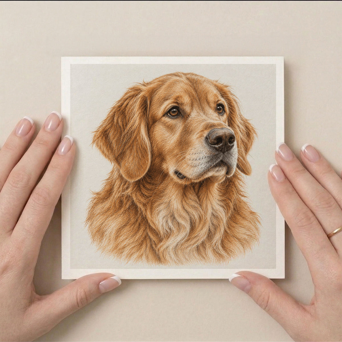 PP-GRE-6x6-ENVELOPE - Square Greetings Cards Mockup