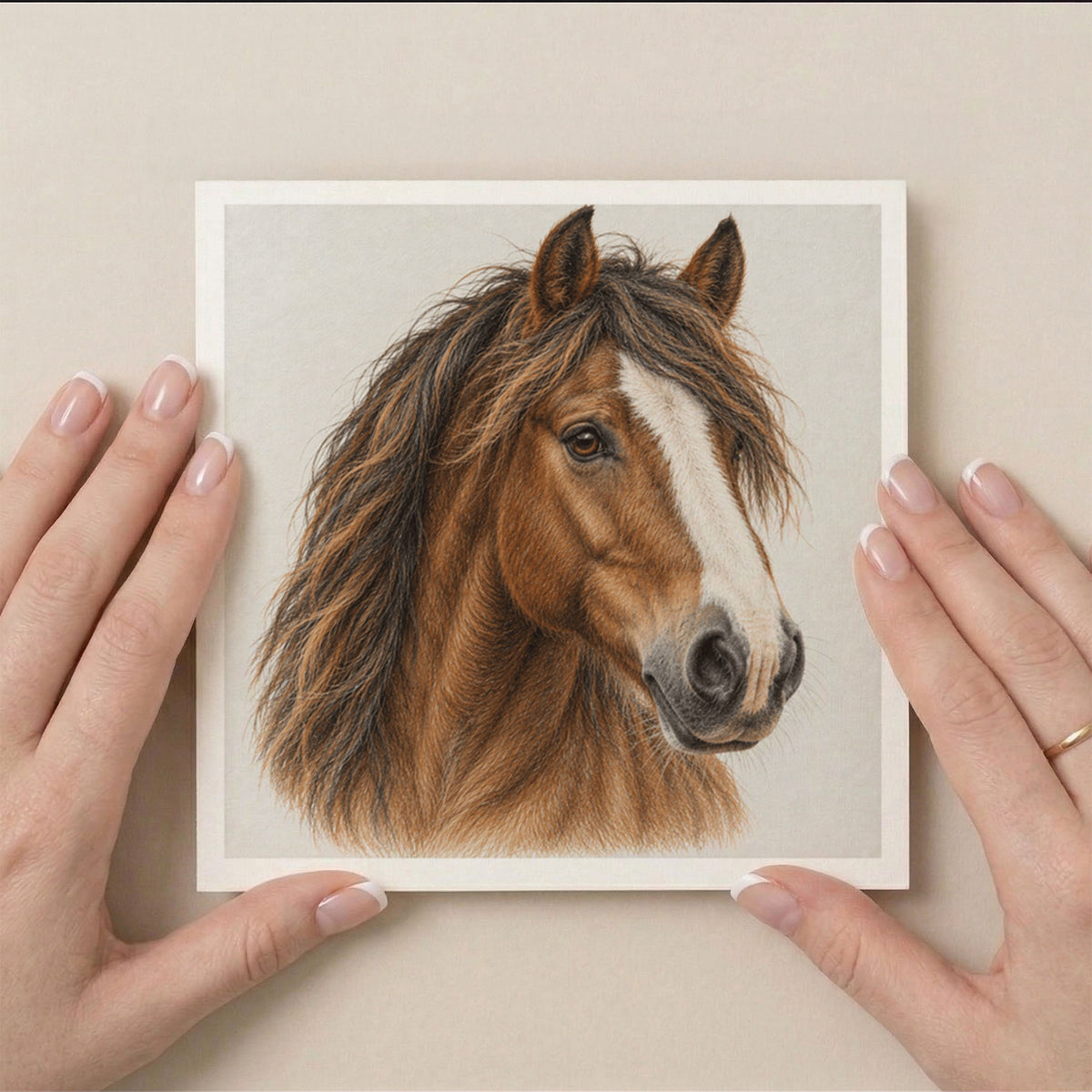 PP-GRE-6x6-ENVELOPE - Square Greetings Cards Mockup