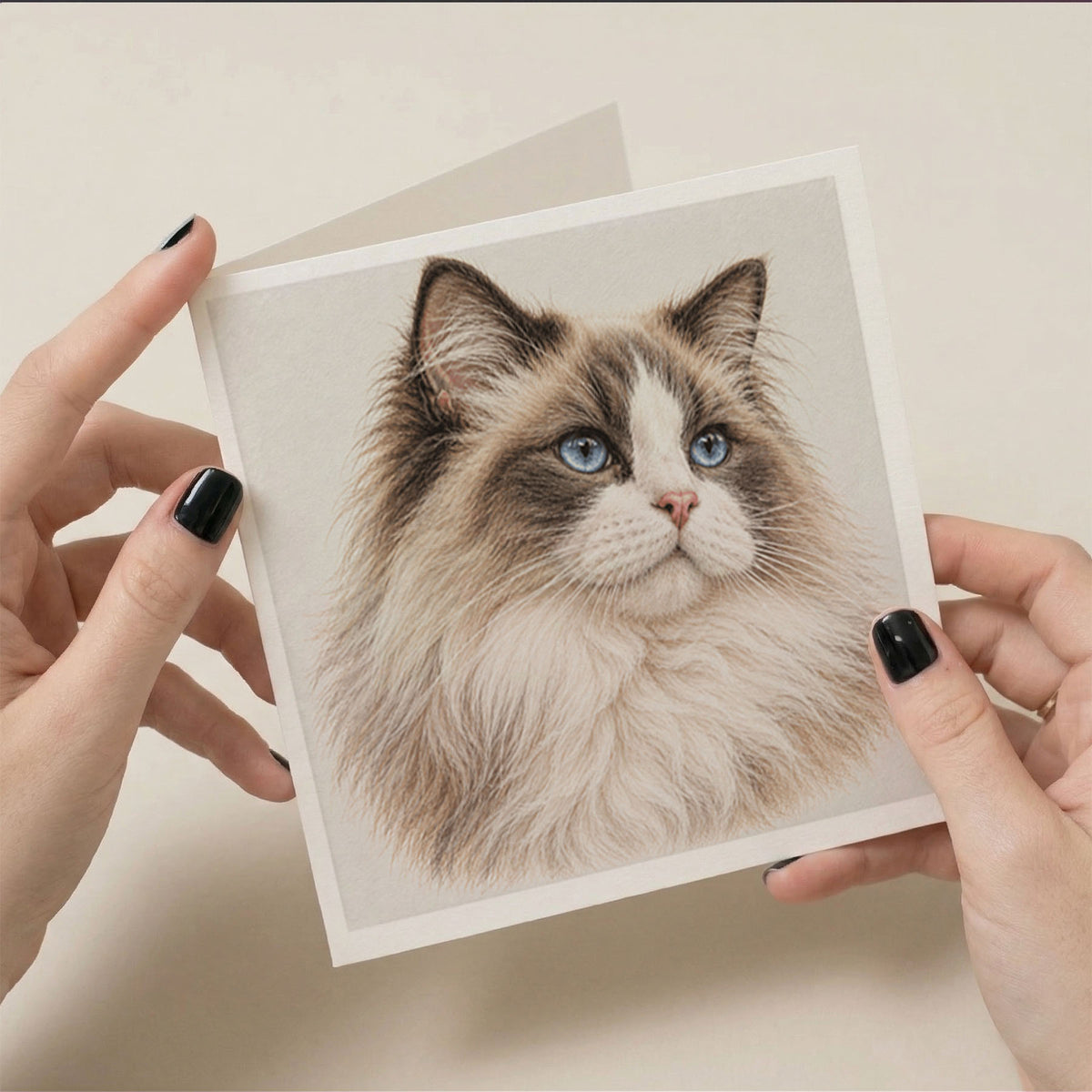 PP-GRE-6x6-ENVELOPE - Square Greetings Cards Mockup