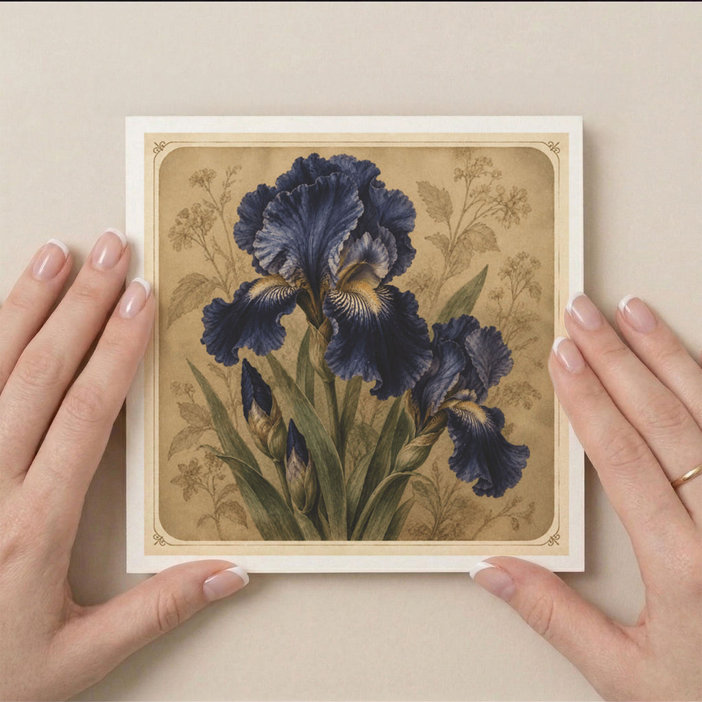 PP-GRE-6x6-ENVELOPE - Square Greetings Cards Mockup