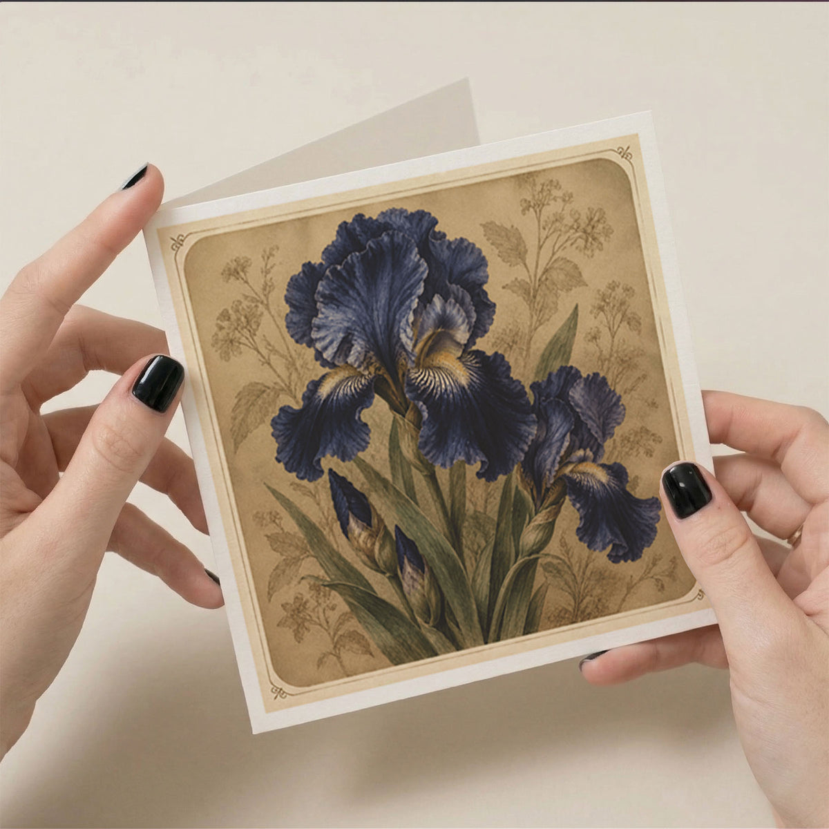 PP-GRE-6x6-ENVELOPE - Square Greetings Cards Mockup