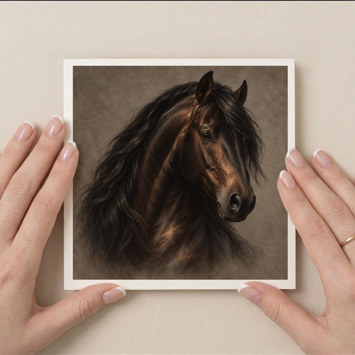 PP-GRE-6x6-ENVELOPE - Square Greetings Cards Mockup