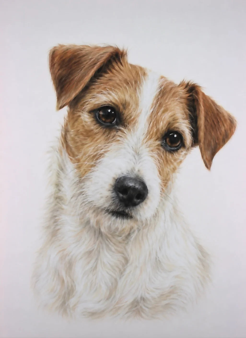 Jack Russell Terrier Greeting Card - Dog Lover Card - Parson Russell Portrait - Terrier Card - Single Card or Pack of 5